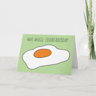Avoir un anniversaire d'OEUFS-CELLENTS ! Carte amu