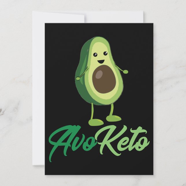 Avoketo - Funny Keto Avocado (Vorderseite)