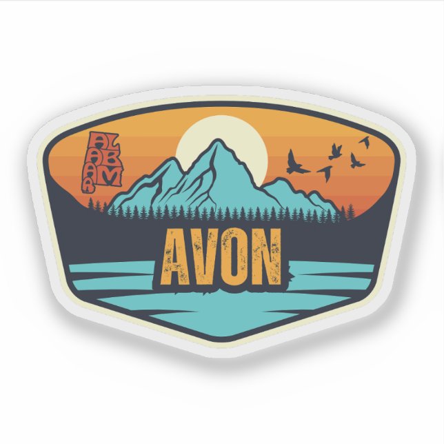 Avon, Alabama Aufkleber (Vorderseite)