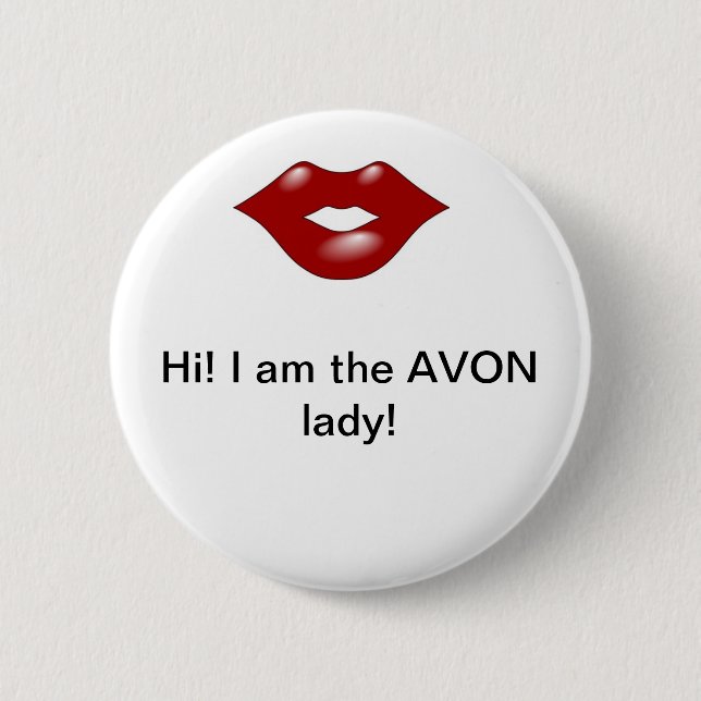 Avon-Dame 2 Button (Vorderseite)