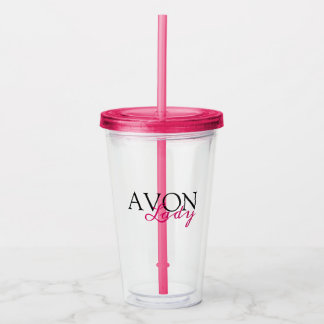 Avon-Dame Acryltrinkbecher