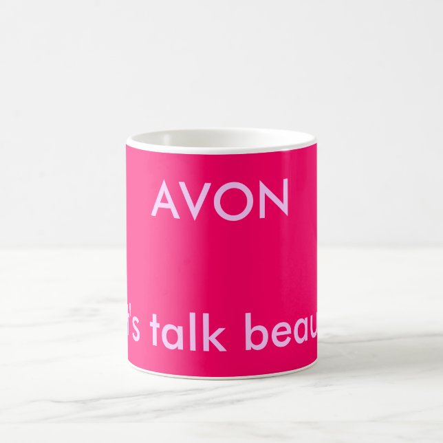 AVON, gelassen uns Schönheit sprechen! Kaffeetasse (Mittel)