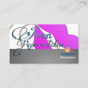 Avon Instagram Logo ästhetisch Busi Visitenkarte