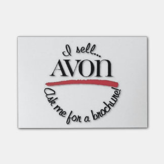 Avon-Repräsentanten-Post-Itanmerkungen Post-it Klebezettel