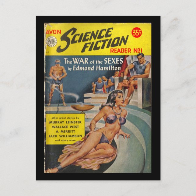 Avon Science Fiction Reader 01 (1951.Avon) Postkarte (Vorderseite)