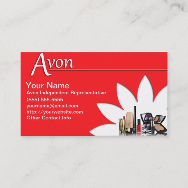 Avon Visitenkarte (Vorderseite)