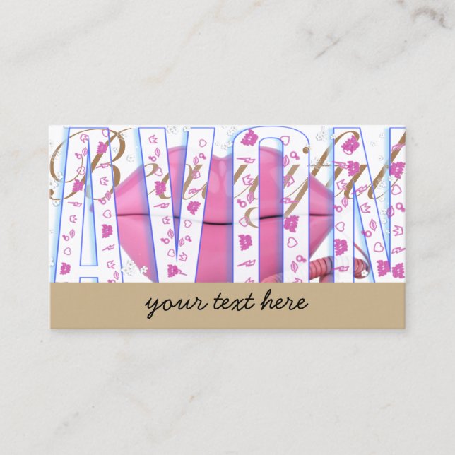 Avon Visitenkarte (Vorderseite)