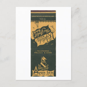 Avon von the Sea NJ, Avon Inn 1950s Matchbook Postkarte