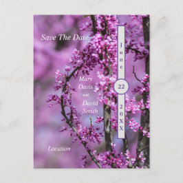 Avondale Redbud Art Save the Date Postkarte