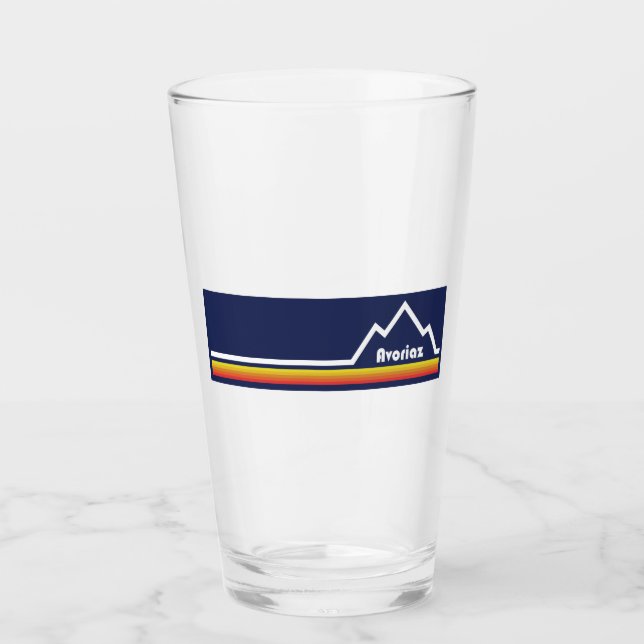 Avoriaz Frankreich Glas (Vorderseite)