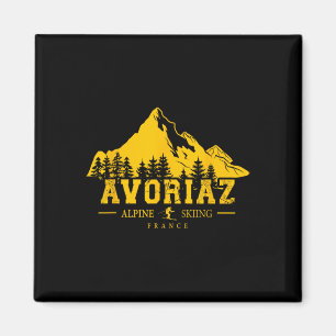 Avoriaz Frankreich Skigebiet Alpin Alp Magnet