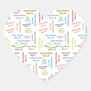 Avril, 30 Anniversaire Sticker