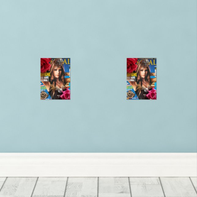 Avril Lavigne Bilderwand Sets (Holzboden)