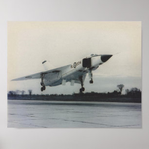 Avro Arrow- RL204 beim Start Poster