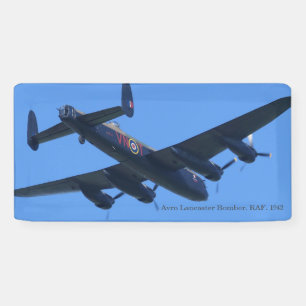 Avro Lancaster Bomber. 1942 Banner