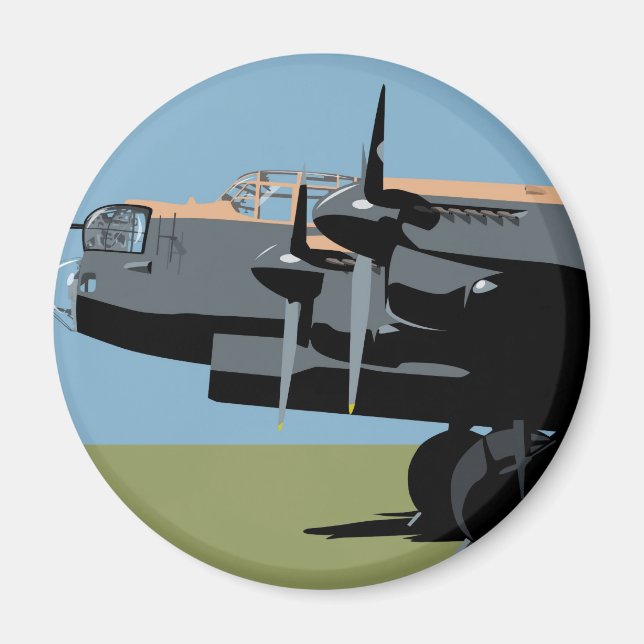 Avro Lancaster Bomber Magnet (Vorne)