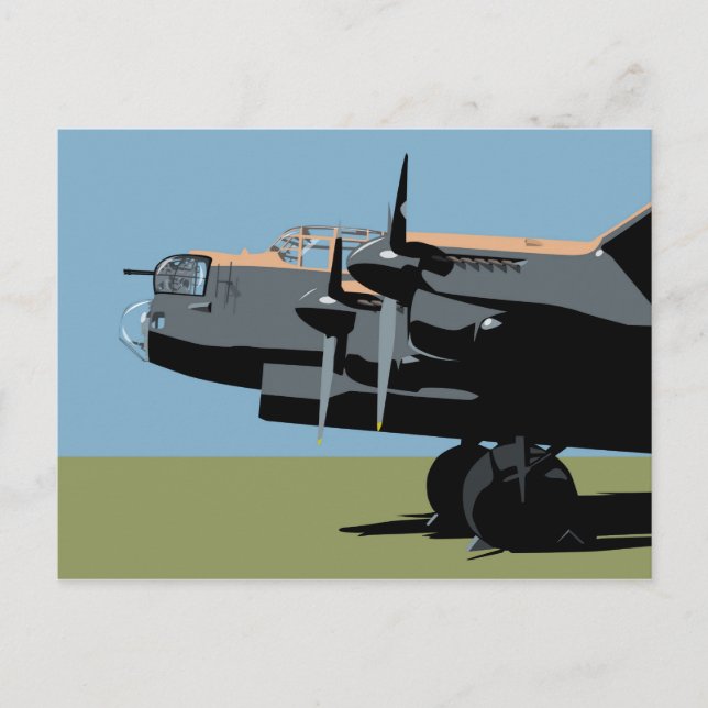 Avro Lancaster Bomber Postkarte (Vorderseite)