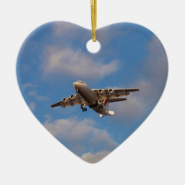 Avro RJ85 Jet-Landung Keramik Ornament