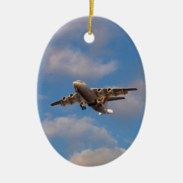 Avro RJ85 Jet-Landung Keramikornament