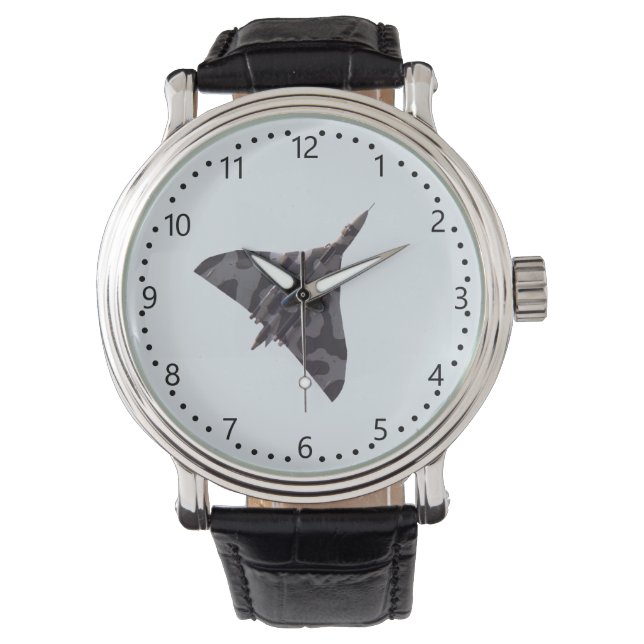 Avro Vulcan -1 Nummernrad Armbanduhr (Vorderseite)