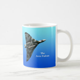 Avro Vulcan Bomber mit Ihrem Monogramm Kaffeetasse
