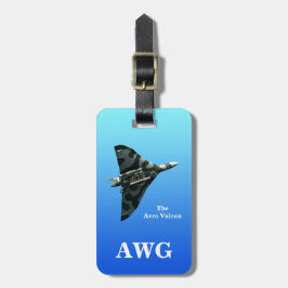 Avro Vulkan Delta Wing Bomber mit Monogramm Gepäckanhänger