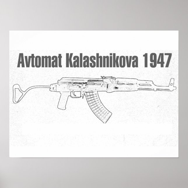 Avtomat Kalashnikova 1947 Poster (Vorne)