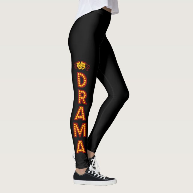 AVW-Drama-Logo-Leggings auf Bein Leggings (Rechts)