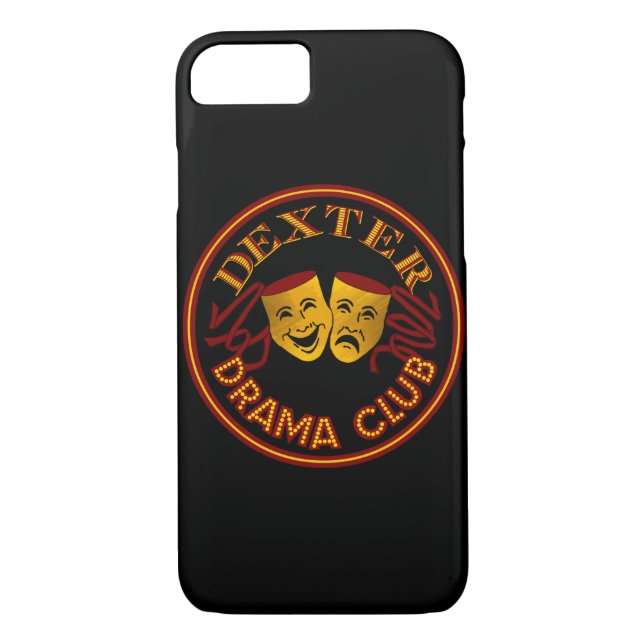 AVW-Drama-Logo-Telefon-Kasten-Abdeckungs-Schwarzes Case-Mate iPhone Hülle (Rückseite)