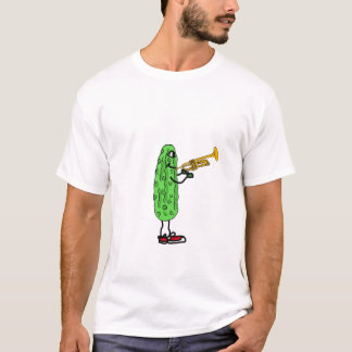 AVW, Essiggurke, die den Trompete-T - Shirt spielt