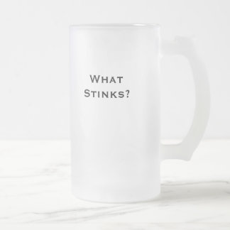 AVW mattierter Stein Mattglas Bierglas