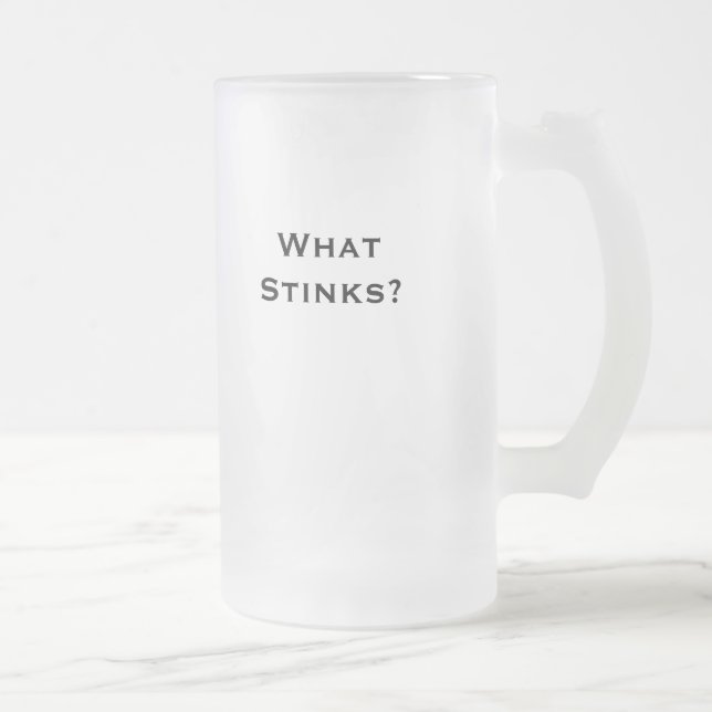 AVW mattierter Stein Mattglas Bierglas (Rechts)