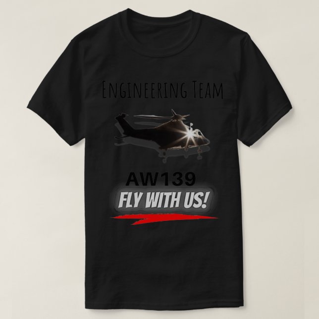 AW139 Engineering-Team T-Shirt (Design vorne)