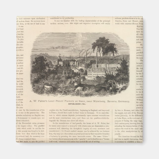 AW Faber's Bleistifte Magnet (Vorne)