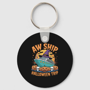 Aw Schiff Halloween Kreuzfahrt Gruselige Reise Pas Schlüsselanhänger