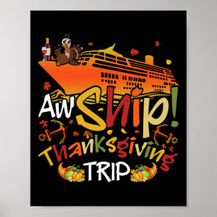 Aw Ship Erntedank Trip Cruise Matching Family V Poster