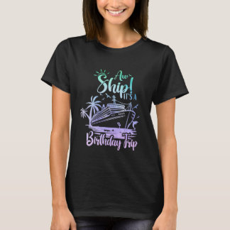 Aw Ship Es ist ein Kreuzfahrtschiff der Familie zu T-Shirt