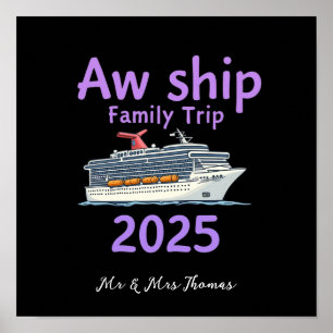 Aw Ship Familientrip 2025 Ultimative Kreuzfahrt-Ab Poster