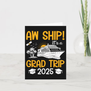 Aw Ship seine A Grad Reise 2025 Matching Abschluss Karte