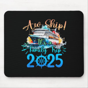Aw Ship seine Familienreise 2025 Kreuzfahrt Sommer Mousepad