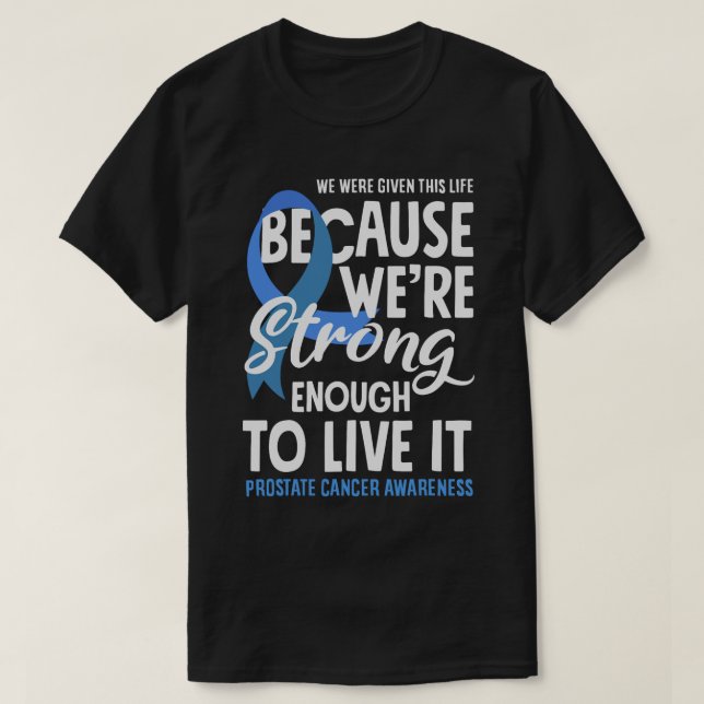 Awa, ein starker Prostatakrebs-Krieger T-Shirt (Design vorne)