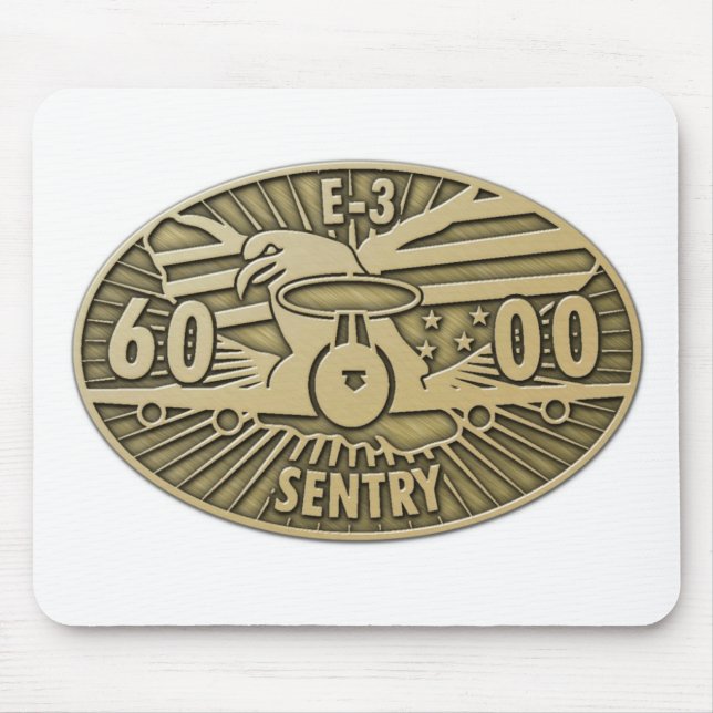 AWACS 6000 Stunden-Mausunterlage Mousepad (Vorne)