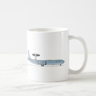 AWACS E-3 Sentry Flugzeug Tasse, Aviatik Geschenk Kaffeetasse