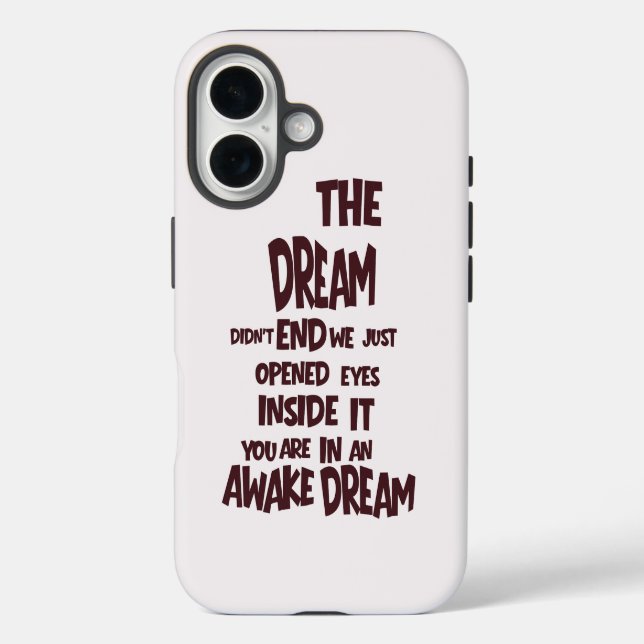 Awake Dream phone case  (Rückseite)