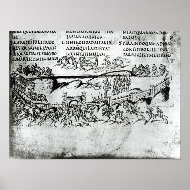 Awake, warum hast du geschlafen, o Herr?" Poster (Vorne)