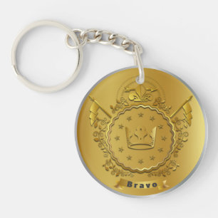 Award Gewinner Gold Silber Award Personalisierter  Schlüsselanhänger