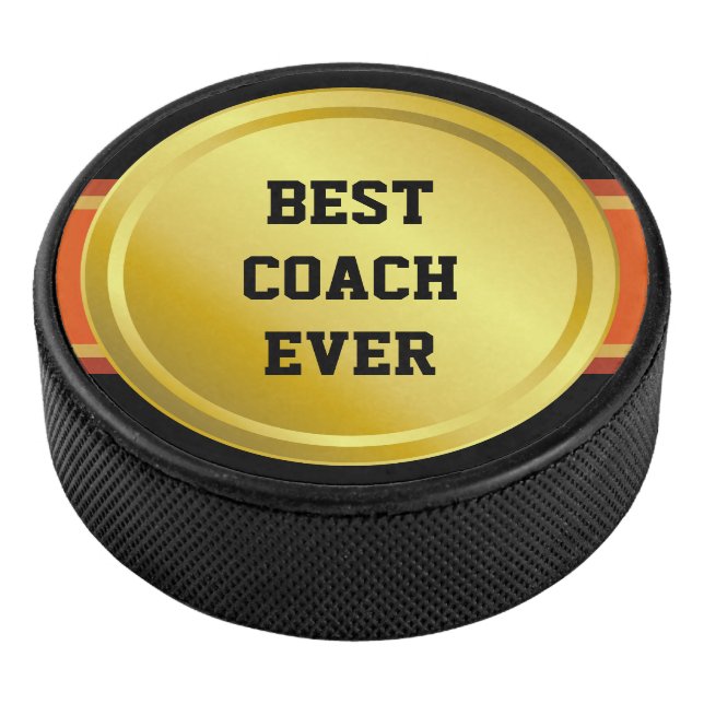 Award Ribbon gold 03 + Ihre Ideen Eishockey Puck (3/4)