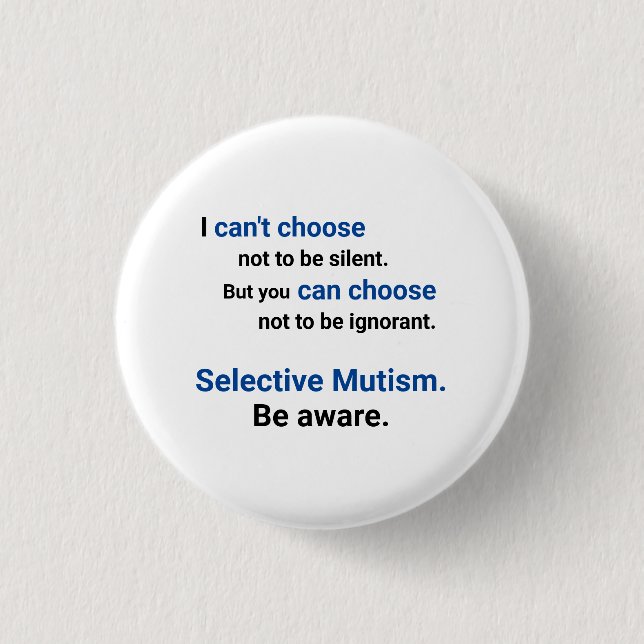 Aware Ignorant Button (Vorderseite)