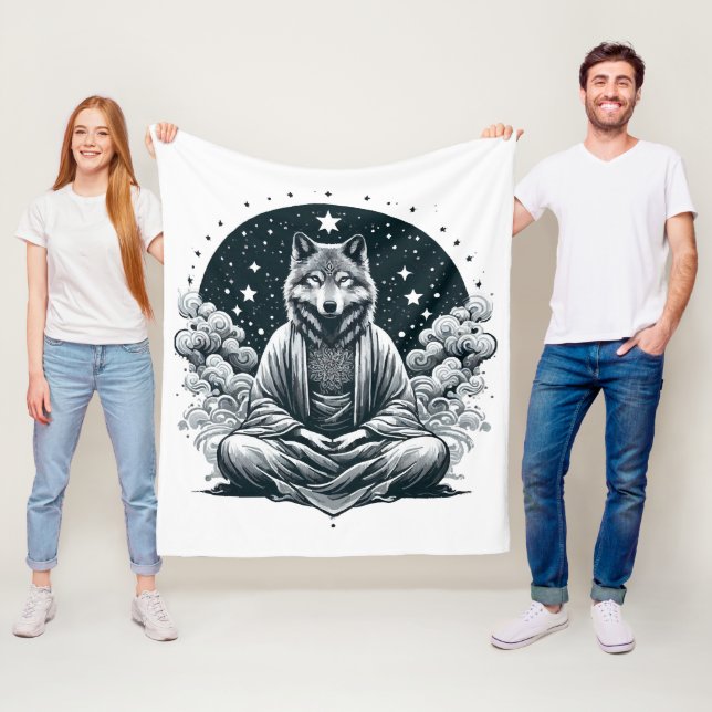 Aware Wolf Fleecedecke (Beispiel)