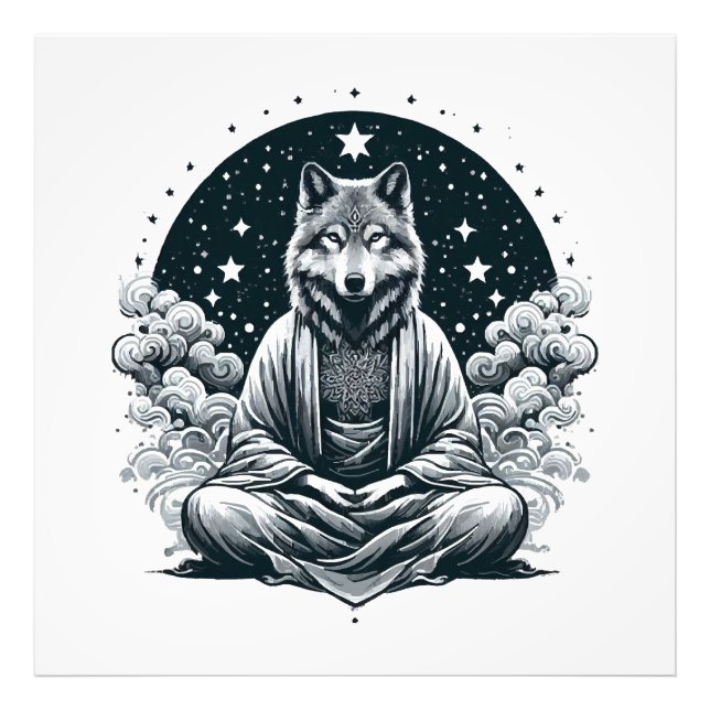 Aware Wolf Fotodruck (Vorne)